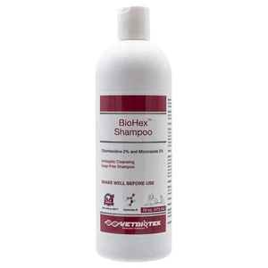VetBiotek BioHex Chlorhexidine and MicroSilver Shampoo for Skin Infections in... - Picture 1 of 1
