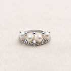 New Vintage Design Pearl Ring 14K Gold Filled Crown Many Real Natural Jewelry St