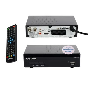 Vantage VT-92 DVB-T2 Receiver, Full HD 1080p, HDMI und SCART, Antennenfernsehen - Bild 1 von 7