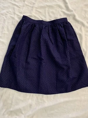 Falda azul punto brillante vestida de vacaciones Gymboree para mujer nueva con etiquetas - talla 10 Foto 1 de 4