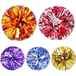 2pcs Cheerleading Pom Poms for Games Team School Sports Cheering Dancing - Picture 1 of 17