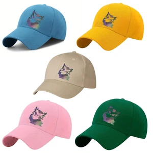 Rainbow Reflective Owl Hat – Feather Design Baseball Cap, Adjustable Fit - Picture 1 of 9