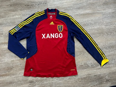 Real Salt Lake Jersey Adidas XANGO Soccer  Shirt Mens Long Sleeve MLS 2008 XL Cover