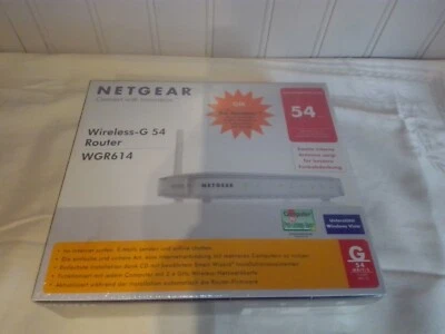 NETGEAR WGR614  4-Port WLAN-Router (WGR614v7), neu und OVP - Bild 1 von 2
