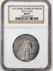 1925 THIN SILVER NORSE AMERICAN MEDAL MINT STATE 63 NGC 1876746-070