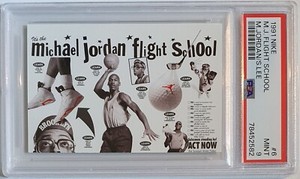 1991 Nike Michael Jordan & Spike Lee #6 M.J. Flight School - PSA 9 ( LOW POP)