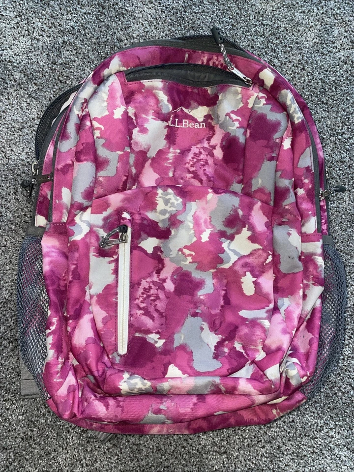 Mochila Bolso Libro L. L. Bean Rosa Camuflaje Foto 1 de 4