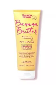 Umberto Giannini Banana Butter Nourishing Superfood Shampoo 250ml - Picture 1 of 1