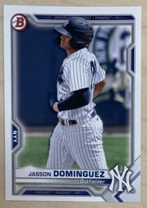 JASSON DOMINGUEZ - 2021 Bowman Prospects Baseball #BP-13 - NEW YORK YANKEES - Bild 1 von 2