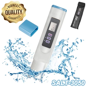 SALT-3050 Wasserdicht Salzgehalt Salz Messgerät Tester für Wasser Pool Koi Fisch Teich - Bild 1 von 9