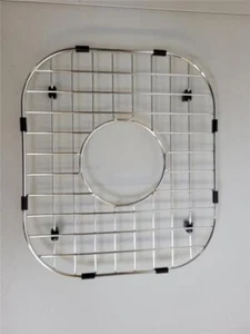ZEEK KITCHEN SINK BOTTOM GRID 11.6”X13.1” ZG-C1311, Stainless Steel - Picture 1 of 6