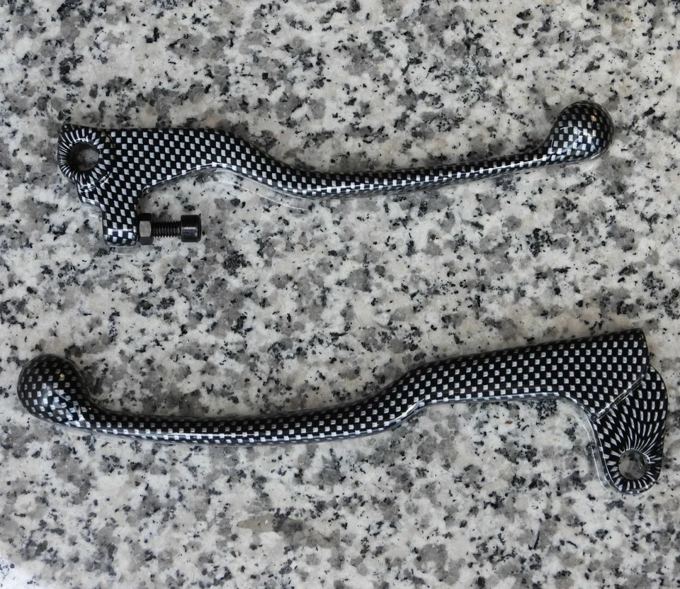 Suzuki RM80 RM85 RM 80 85 DRZ125 RM125 RMX 250 DR250 DR 350 DR350 CARBON LEVERS - Image 1 of 1