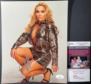 WWE NXT Natalya Neidhart Signed 8x10 Photo Q Autograph WrestleMania JSA COA - Picture 1 of 1