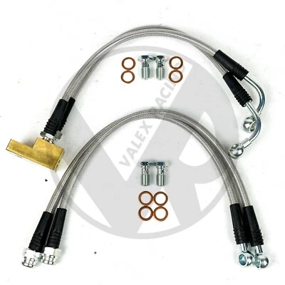 Stainless Steel Front & Rear Brake Line Kit for 90-05 Mazda Miata NA/NB - Image 1 of 3