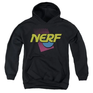 NERF 90S LOGO Kids Hoodie Sweatshirt SM-XL BOYS GIRLS SZ 6-20 - Picture 1 of 2