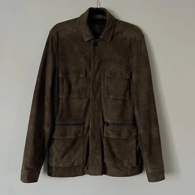 All Saints Civil Leather Jacket Men Medium - Image 1 of 4