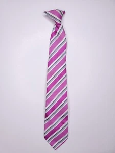  Boys Formal Necktie 14"Lx2.5"W Magenta Neck Tie Kids - Picture 1 of 5