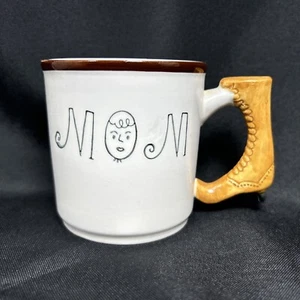Vintage Ceramic Lefton Mom High Heel Boot Handle Coffee Mug - Picture 1 of 16