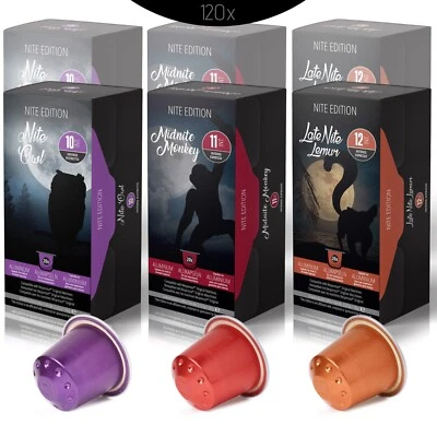 Nite Edition 120ct Compatible Nespresso Capsules I Espresso I Lungo I Ristretto - Image 1 of 4