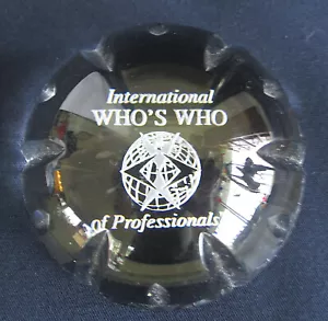 International Who's Who der Profis klar Waterford Kristall Briefbeschwerer - Bild 1 von 9
