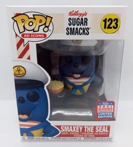 Funko POP! Vinyl Figure - 123 Ad Icons - Smaxey the Seal (2021 Summer Con LE) - Foto 1 di 3