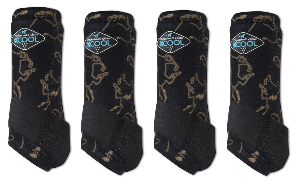 Professional's Choice 2xCool Botas Deportivas Valor Valor Paquete de 4 Bronce PC Caballo M Foto 1 de 4