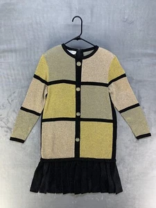Vintage Lillie Rubin Dress Square Shape With Diamond Charms *READ* - Picture 1 of 10