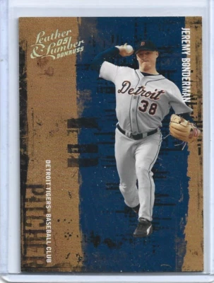 Jeremy Bonderman-Tigres de Detroit-2005 cuero y madera oro #62 (23/50) Foto 1 de 2