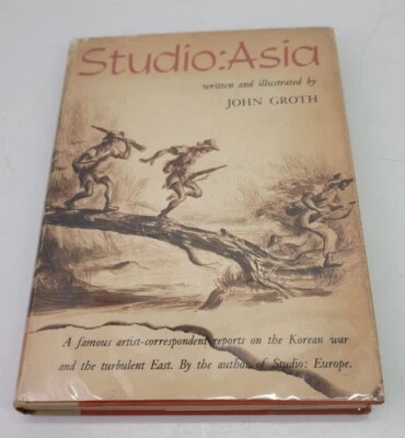 Studio Asia by John Groth HCDJ Book 1st Edition 1952 Illustrated Rare - Image 1 of 4
