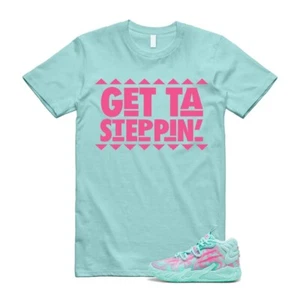 Tshirt Unisex Miami LaMelo Ball MB.03 Teal Pink T Match GET - Picture 1 of 4