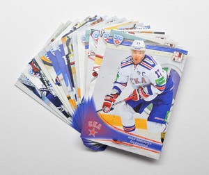 2013-14 KHL SKA Saint Petersburg Full 18-Card Base Set