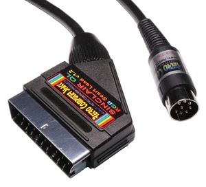 Sinclair QL High Quality RGB Scart Lead Video Cable TV Lead Retro Computer Shack - Picture 1 of 2