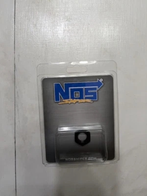 NOS Sniper Aluminum Bulkhead Nut -6 AN 9/16"-18 Thread Black 24506063 - Image 1 of 2