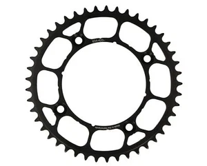 Rueda de cadena Mino hoja de cadena acero se adapta a Yamaha YZ 65 ab18 negro 46 Z - Imagen 1 de 1