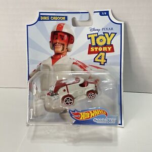 Hot Wheels Toy Story 4 Duke Caboom Character Car by Disney and Pixar 7/8 - New