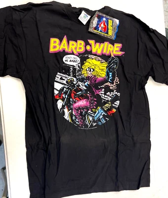 Camiseta De Colección Dark Horse Barb Wire 1995 XL ¡NUEVA con Etiqueta SIN USAR! Winterland Foto 1 de 4