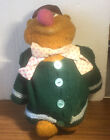 A Vintage Fozzie Bear 12 Ins Doll Toy Green Cardigan Muppets Loft Find Bit Mucky