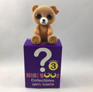 TY Beanie Boos Mini Boo CRACKER Braunbär Serie 3 Sammelfigur (2 INCH) - Bild 1 von 2