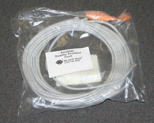 LOTE DE DOS EYN737MS-0050 CABLE CAJA NEGRA CABLE DE CONEXIÓN DE DATOS 50 PIES Foto 1 de 1