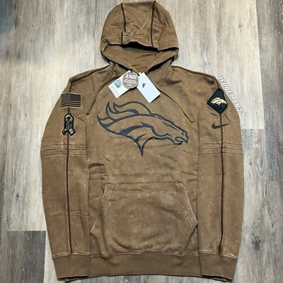 Sudadera con capucha Nike Denver Broncos Salute to Service auténtica suéter lateral 2023 Foto 1 de 4