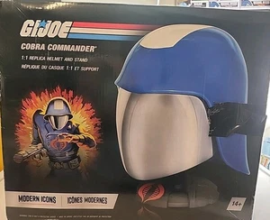 G.I. Joe Cobra Commander Modern Icons Wearable Replica Helmet and Stand - Picture 1 of 8
