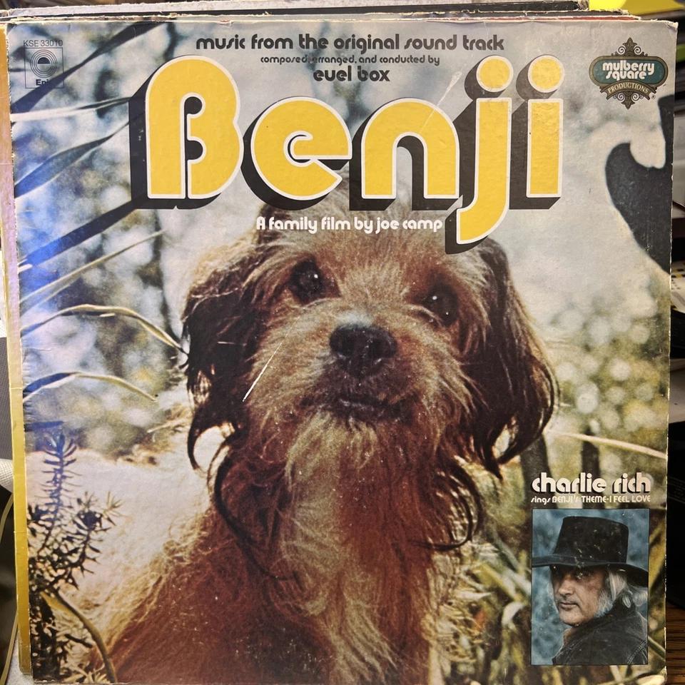 Benji Music From The Original Soundtrack 1974 ULTRASONIC  CLEAN Vinyl LP VG+ Foto 1 de 4