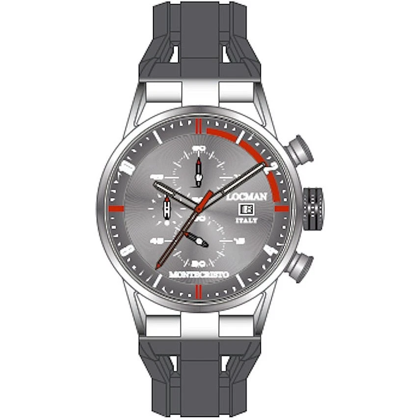 Reloj Locman Hombre Montecristo en Acero 0510A07S-00GYRDSA Foto 1 de 1