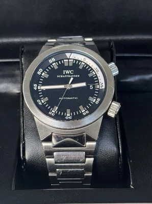 IWC AQUATIMER AUTOMATIK UHR 42mm, Ref. 3548  In Stahl, Box und Papiere - Bild 1 von 4