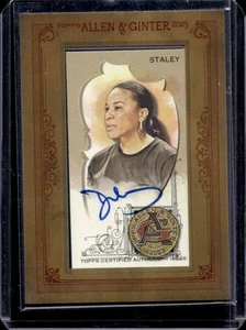2023 Topps Allen & Ginter Dawn Staley Mini Framed Auto Non Baseball #MA-DS - Picture 1 of 2