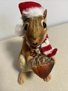 GEMMY Singing Animated Squirrel Plush Animal Sings NUTTIN FOR CHRISTMAS Motion - Picture 1 of 6