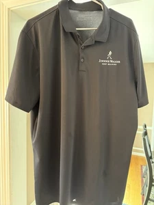 Nike Dri-FIT Polo Shirt Uomo XL Nero Johnnie Walker Golf Continua a camminare - Foto 1 di 3