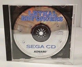Sega CD Lethal Enforcers Konami Shooter Genesis Video Game Disc Only Authentic