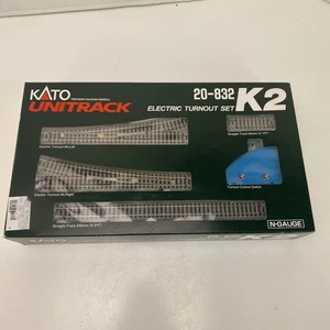 Kato UniTrack 20-832 K2 elektrisches Weichen-Set Spur N - [komplett geöffnet] - Bild 1 von 5