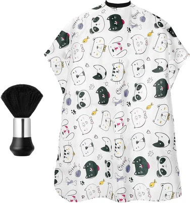 MARKE DSLSQD DSLSQD Friseurumhang für Kinder, professioneller Haarschneideumhang,